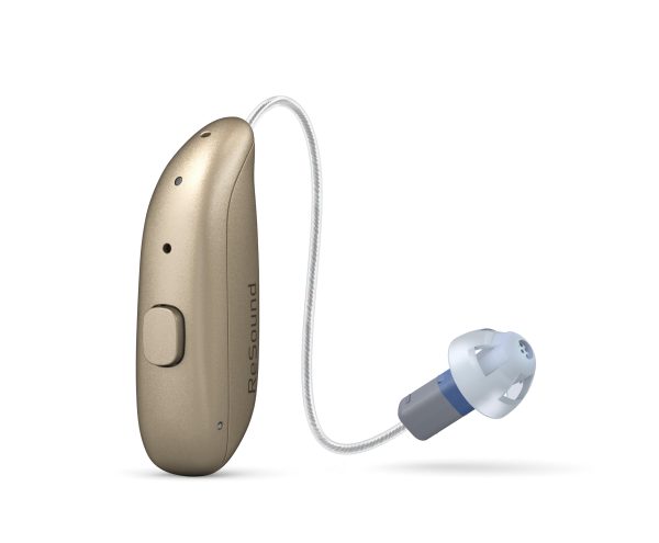 ReSound Omnia Mini RIE 60 with standard receiver Gold