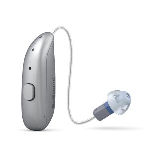 ReSound Omnia Mini RIE 60 with standard receiver Sparkling Silver